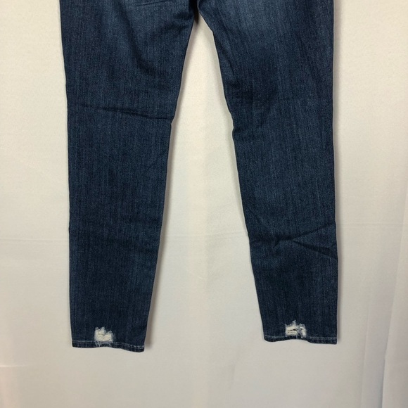 AG Adriano Goldschmied Dark Wash The Beau Slouchy Distressed Skinny Jeans 26 - Picture 8 of 9